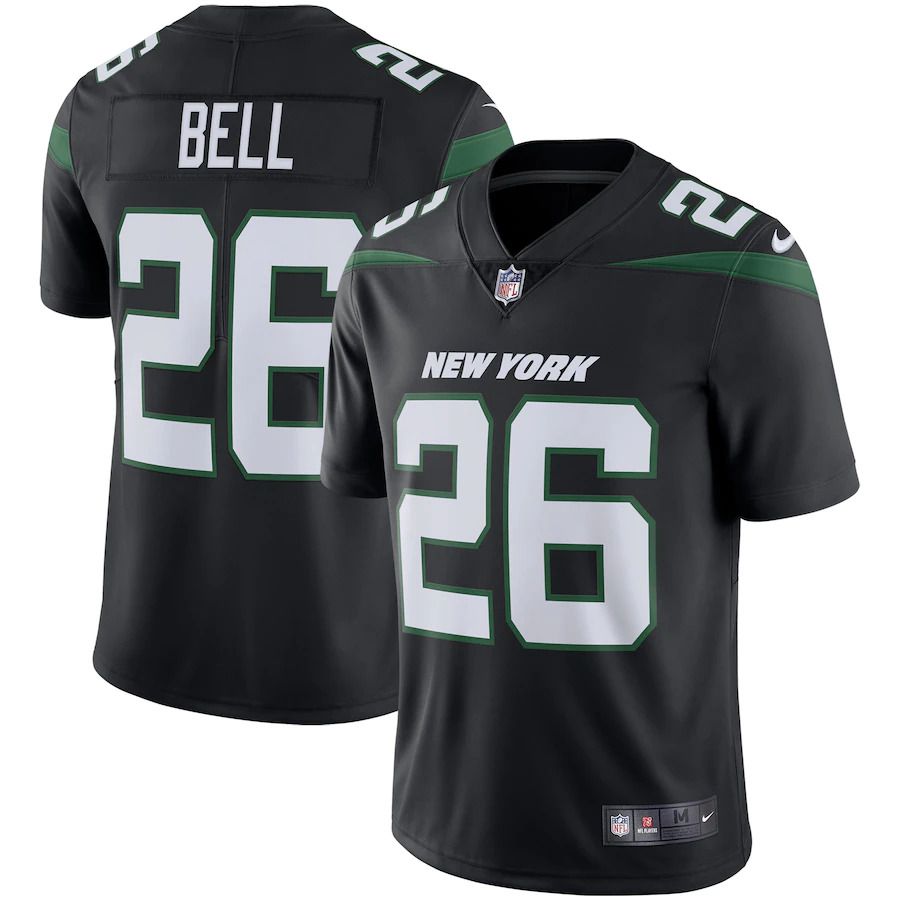 Men New York Jets #26 Le Veon Bell Nike Black Vapor Limited NFL Jersey->new york jets->NFL Jersey
